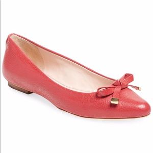 Kate Spade New York Emma Bow Flat in Red Sz 8.5